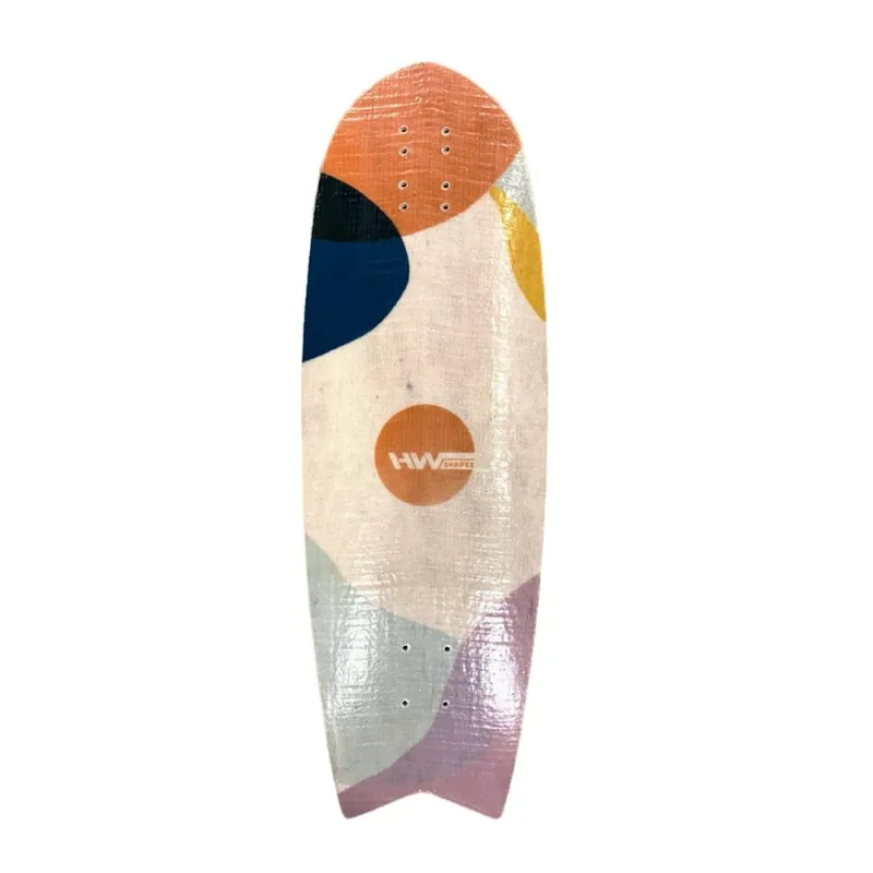 Aktuell HW-Shapes Surfskate FT 29.5" Deck Colordot