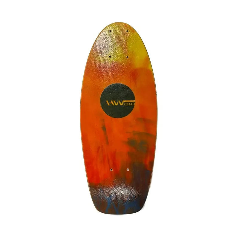 Neue Kollektion HW-Shapes MINI CRUISER CHUBBY Deck Epoxy Art Orange