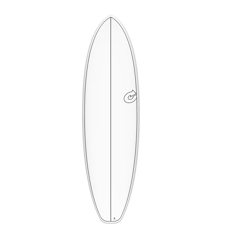 Wochenendangebot Surfboard TORQ TEC-HD BigBoy23 7.2 Weiss Pinline