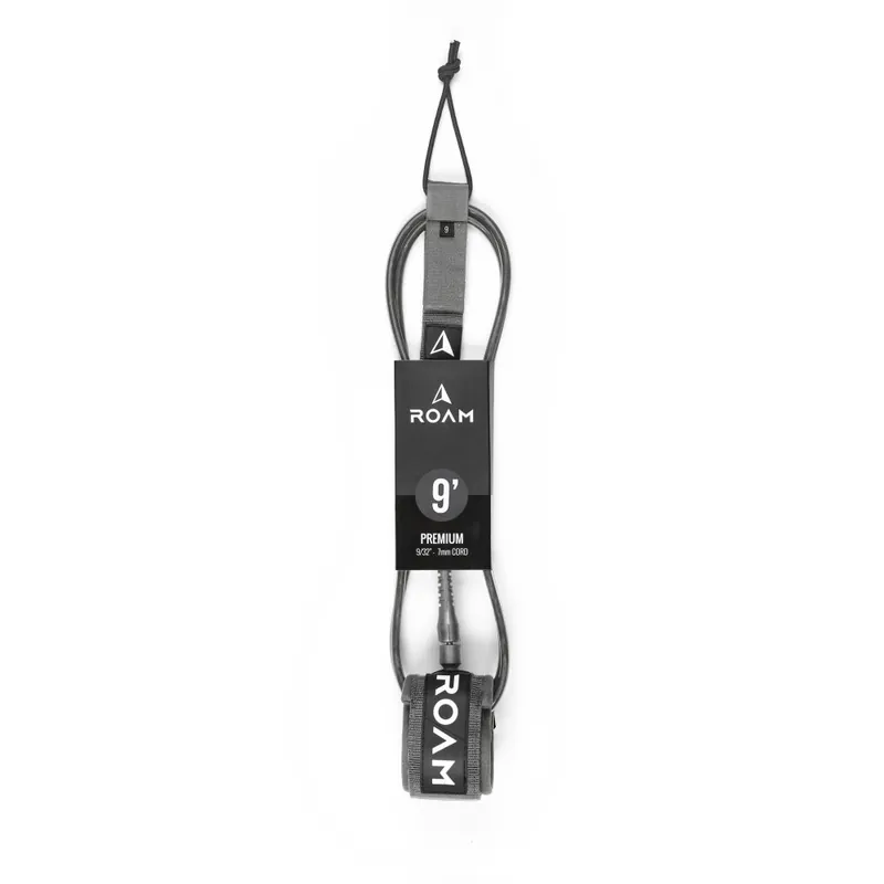 ROAM Surfboard Leash Premium 9.0 Grau Meistverkauft