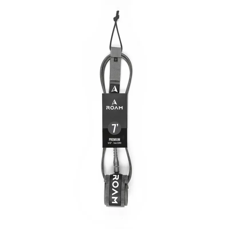 Beliebt ROAM Surfboard Leash Premium 7.0 Grau