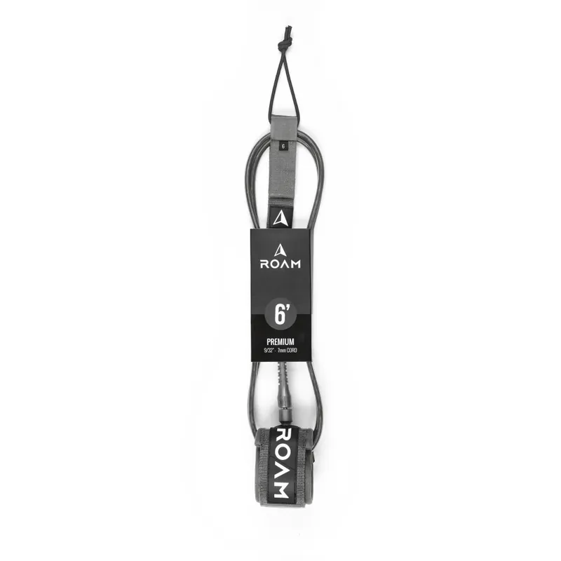 ROAM Surfboard Leash Premium 6.0 Grau Meistverkauft