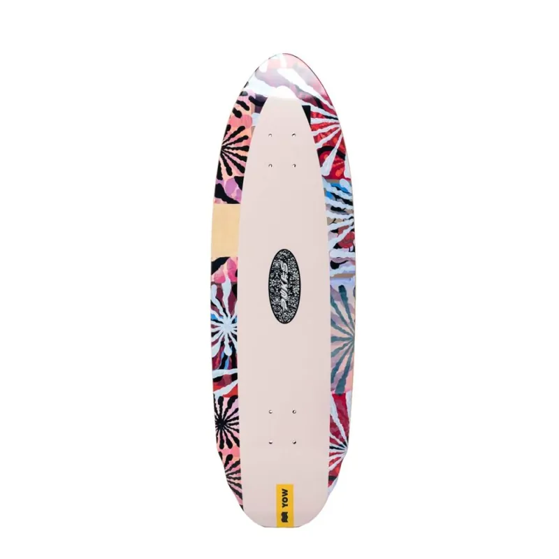 Yow x Pukas Flame 33" Surfskate Deck Abverkauf