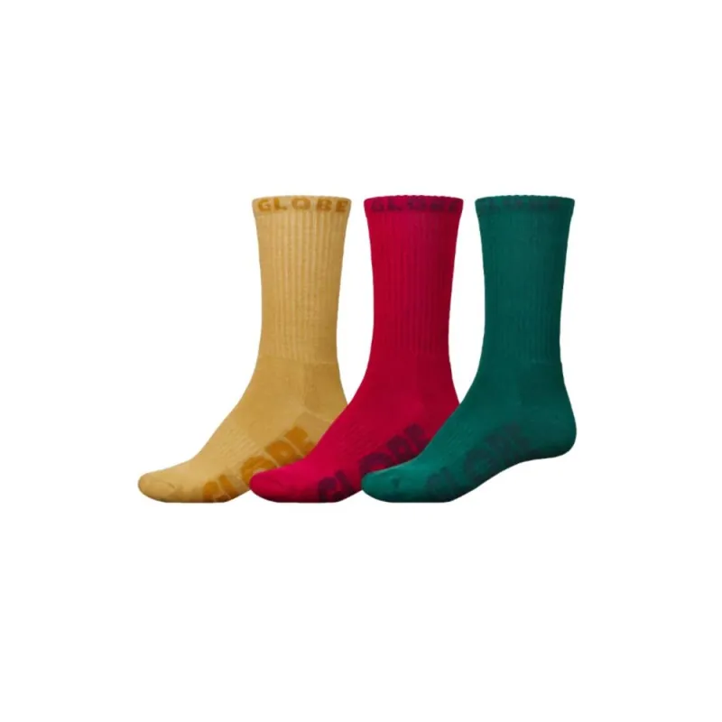 Globe Sustain Crew Socks 3 Pack Ausverkauf