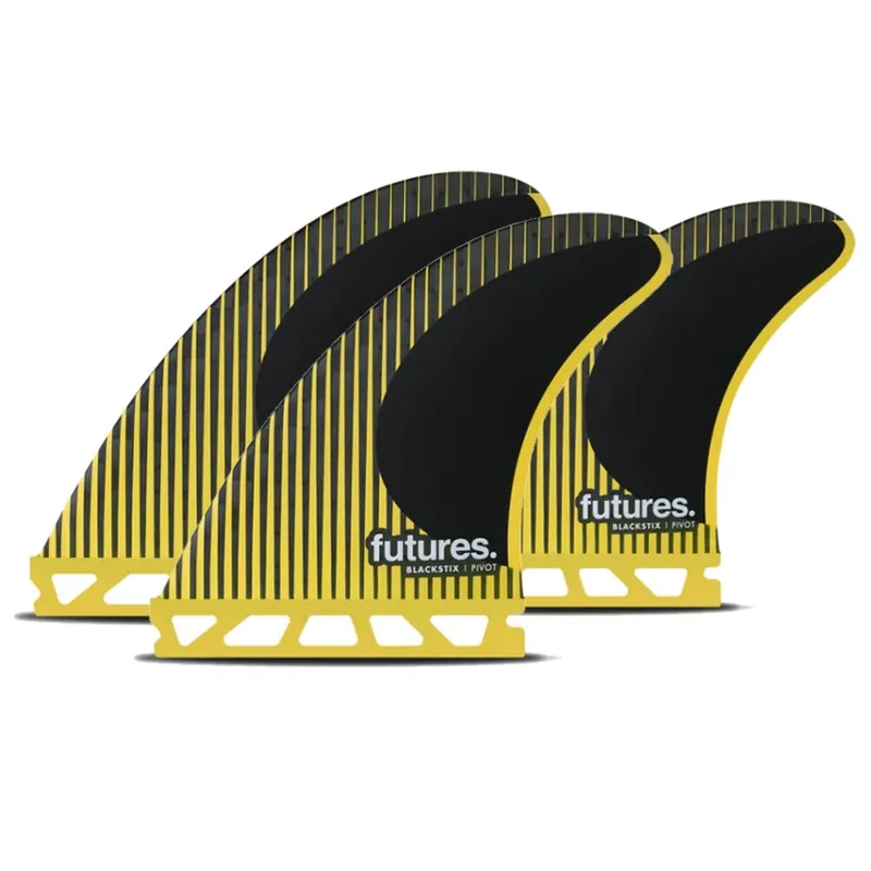 Top-Preis FUTURES Thruster Fin Set P6 Blackstix Pivot M