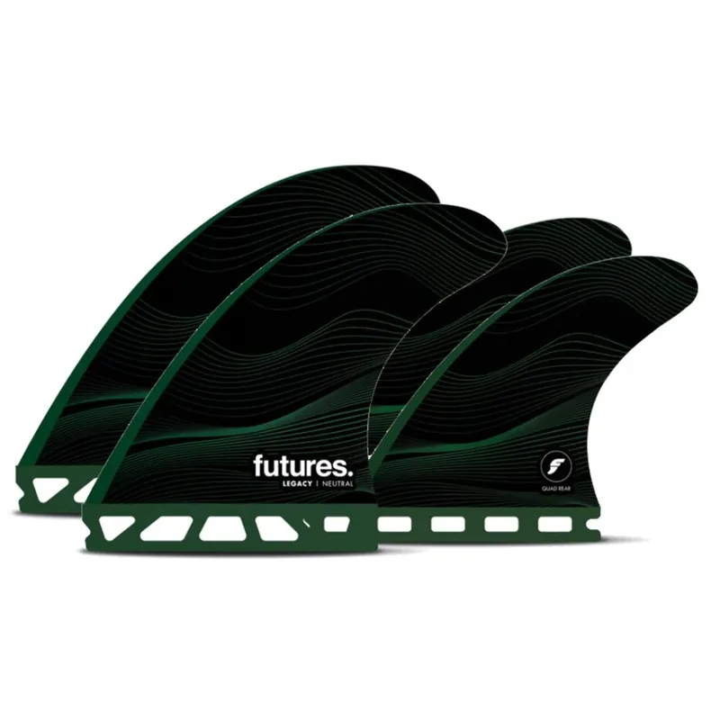 FUTURES Quad Fin Set F8 Honeycomb Legacy Neutral L Sichere Zahlung