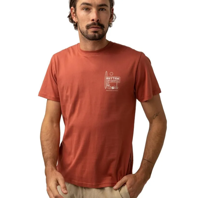 Jetzt Kaufen Rhythm. Wanderer SS Shirt Rust L