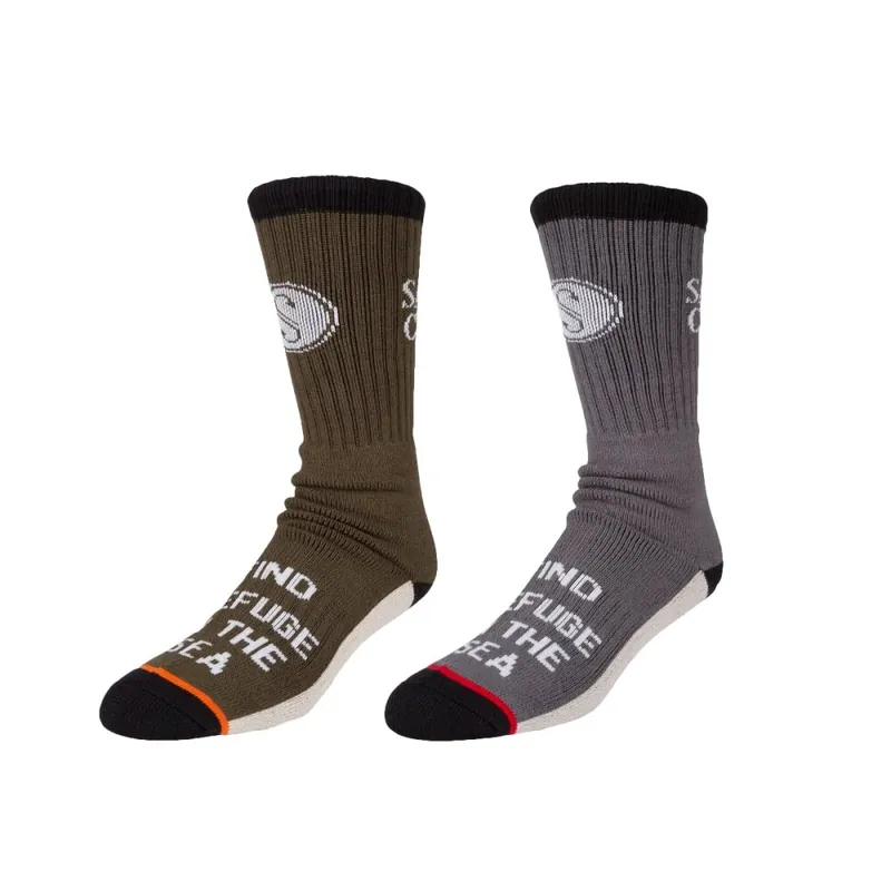 Salty Crew Pinnacle 2 Pack Boot Socks Schnäppchen