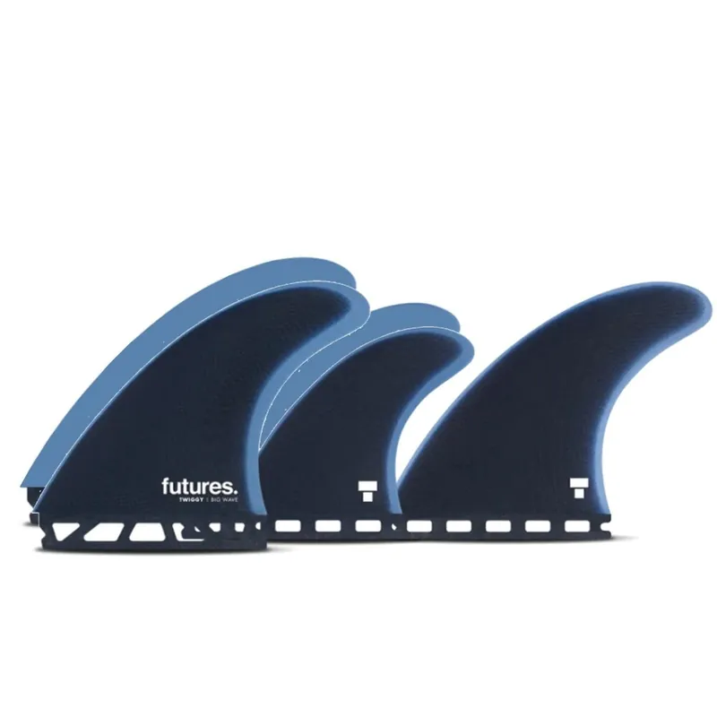 FUTURES Quad Thruster 5 Fin Set Twiggy Big Wave Markenware