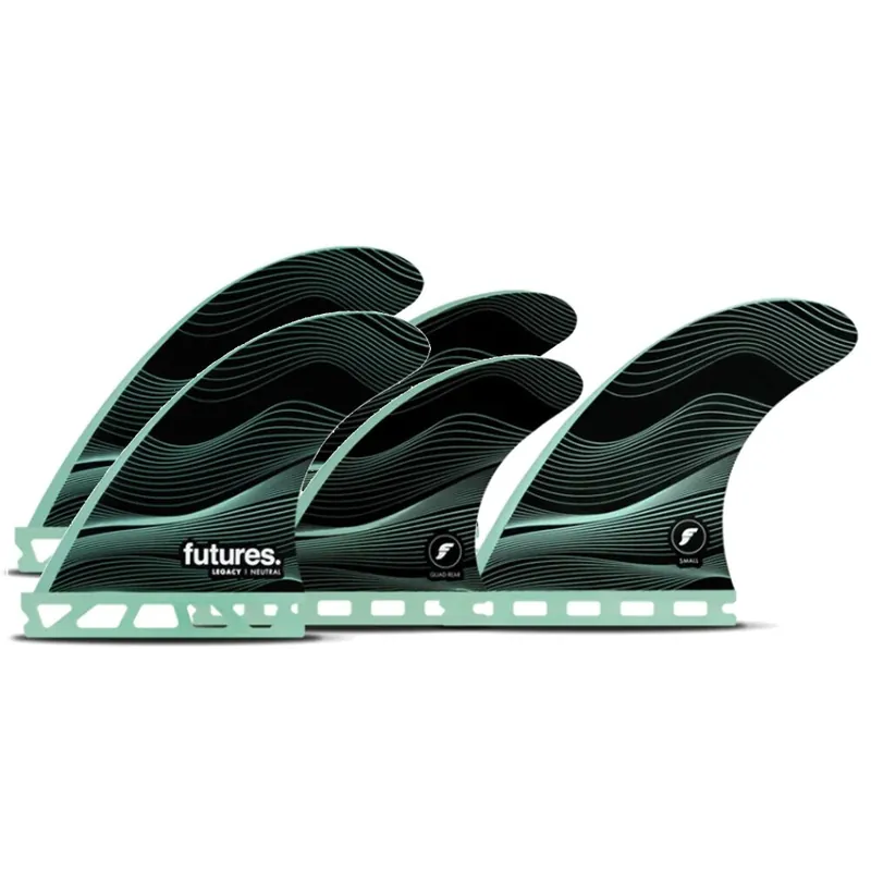 Finale Aktion FUTURES Quad Thruster 5 Fin Set F4 Legacy Honeycom