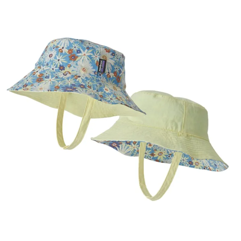 Patagonia Baby Sun Bucket Hat Primavera: Lago Blue Neuheit