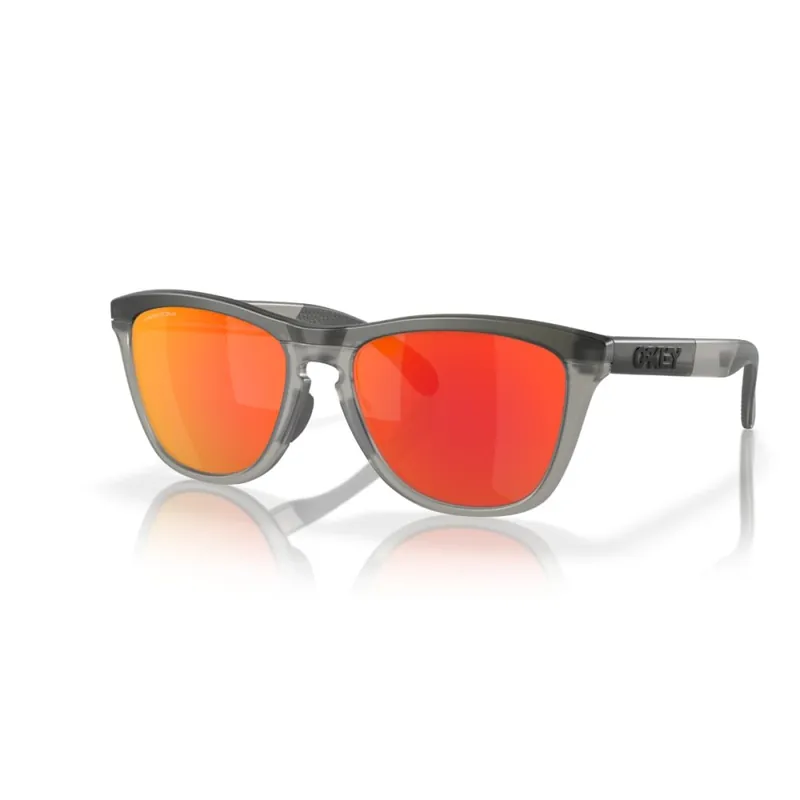 Zertifiziert Oakley Frogskins Range Sonnenbrille Matt Grey Smoke/ Grey ink Prizm Ruby