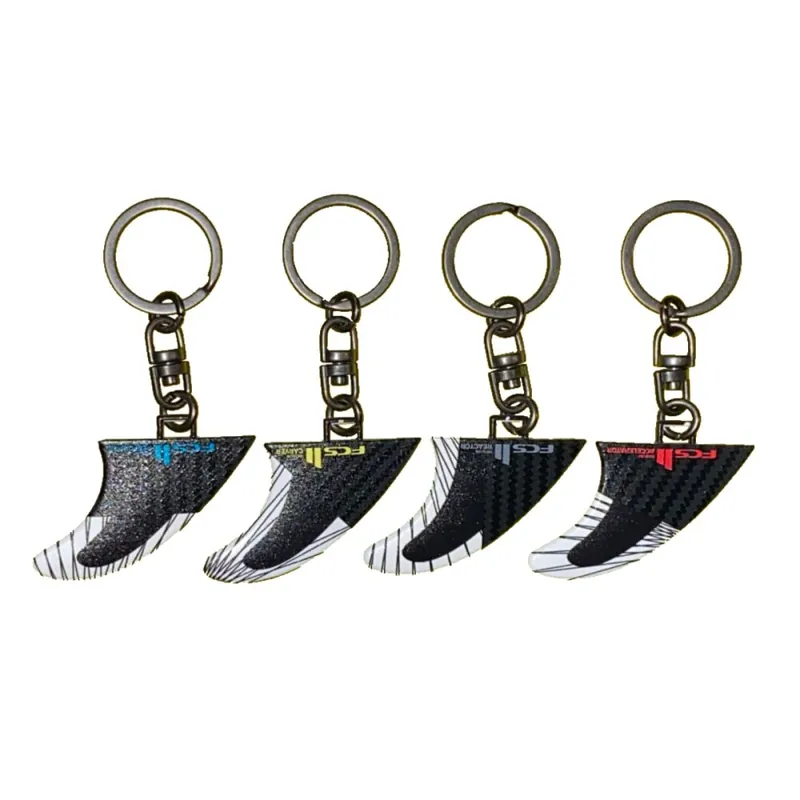 Expressversand FCS 2 Fin Key Ring Schlüsselanhänger PC Finne Black 2023