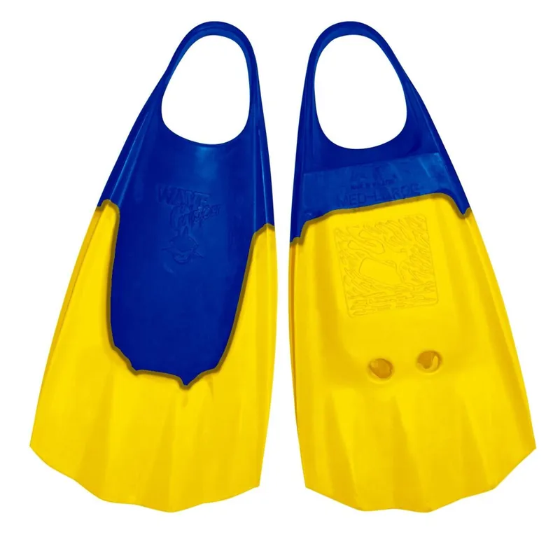 Günstig Bodyboard Flossen WAVE GRIPPER M 41-42 Blau Gelb
