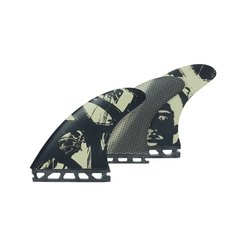 Captain Fin Mikey February 4.65 Medium Tri Fin Set (M) Black Must-Have