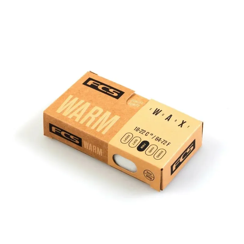 FCS Surf Wax Warm 18°C - 22°C Neu Im Sortiment