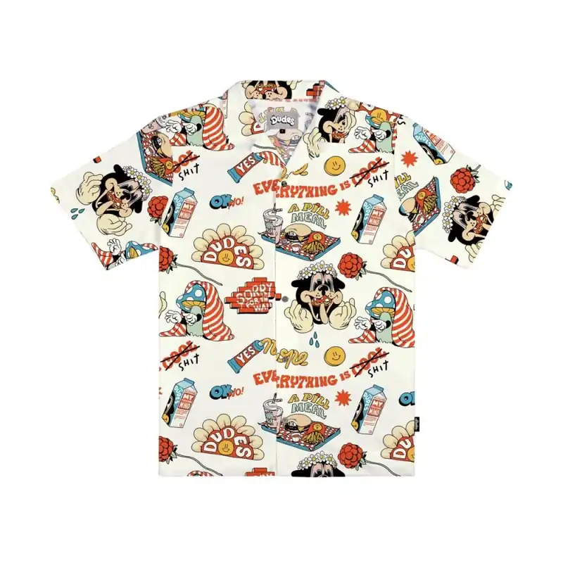 Highlight The Dudes A Pill Meal Hawaiian Shirt M