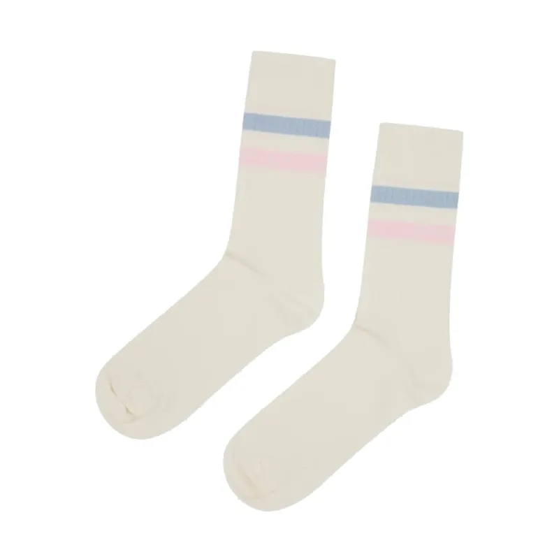 KLitmoller Collective Retro Cotton Socks Cream Light blue Rose Garantierte Lieferung