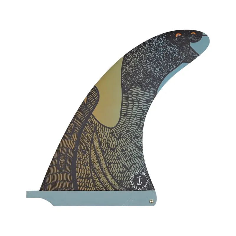 Garantierte Lieferung Captain Fin Corey Colapinto 9.5" US-Box Longboardfinne Multicolor
