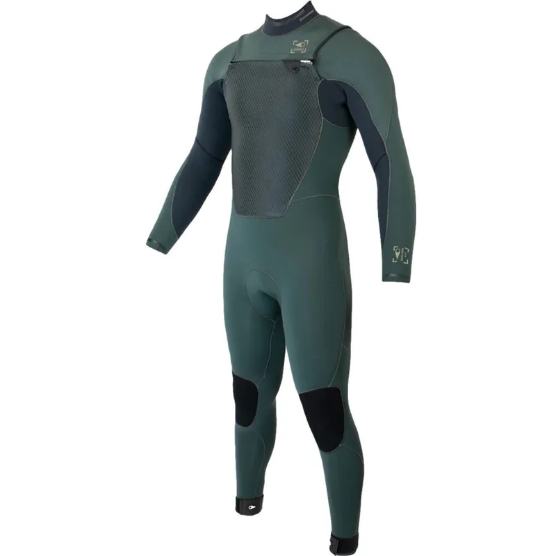 Begrenztes Angebot Soöruz Guru Wind Frontzip Oysterprene 4/3 Fullsuit Army