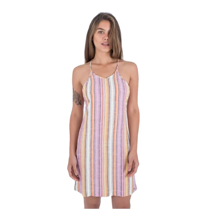 Ausverkauf Hurley Womens Sunset Stripe Mini Dress Kleid
