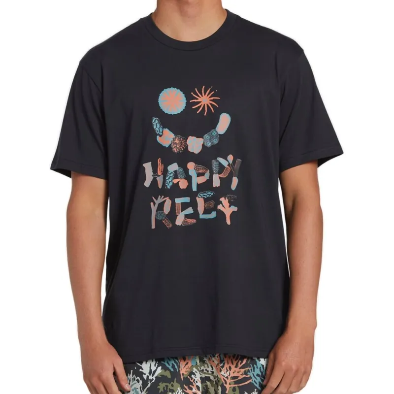 Sofort Bestellen Billabong Coral Gardeners Happy Reef Shirt Washed Black S