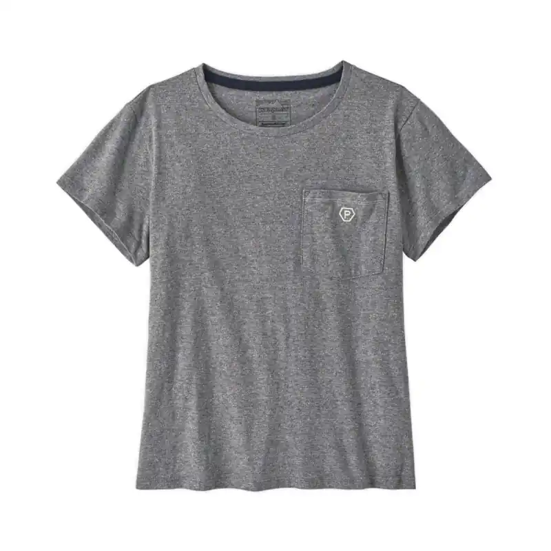 Patagonia W's Climb Bloom Pocket Responsibili-Tee Gravel Heather M Garantierte Lieferung