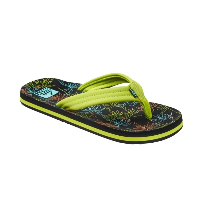 reef Kids Ahi Zehentrenner Neon Palm 2 (EU 33) Schneller Versand
