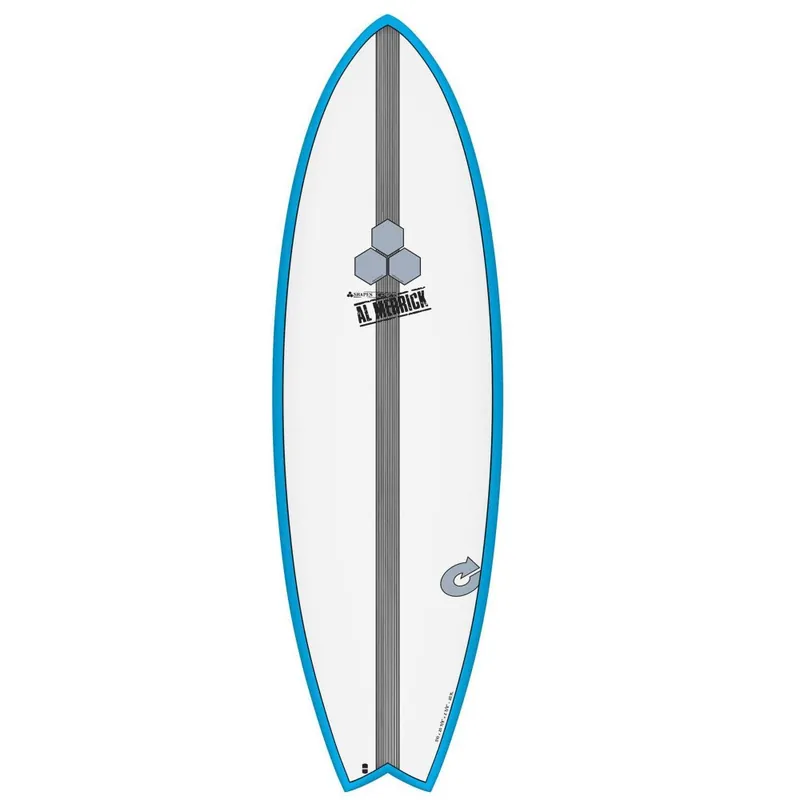 Surfboard CHANNEL ISLANDS X-lite Pod Mod 5.10 blau Highlight