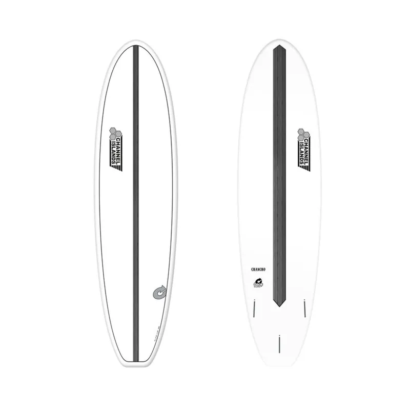 Letzte Chance Surfboard CHANNEL ISLANDS X-lite Chancho 8.0 Weiss