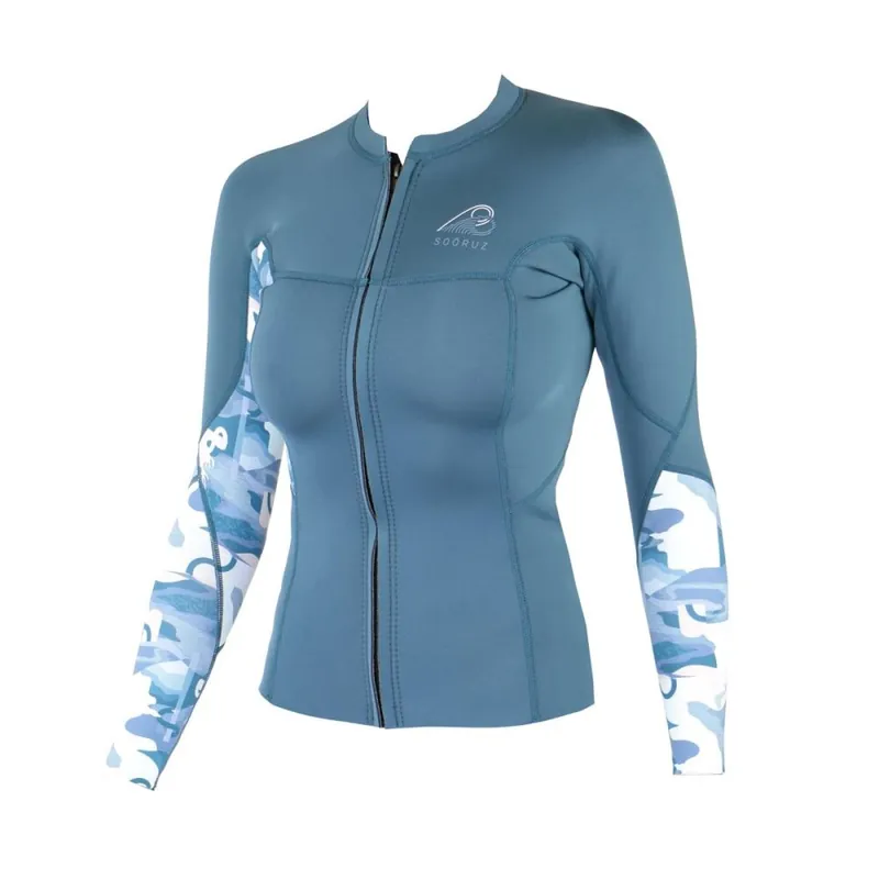 Bestpreis Soöruz Divine Top LS Zip 2/1 SUP Jacke Blue