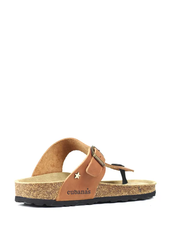 Cubanas Comp 120 Zehentrenner Brown 39 (US 8.5) Direktkauf