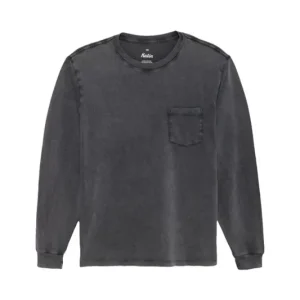 Katin Base Long Sleeve Tee Black Sand Wash Beliebt