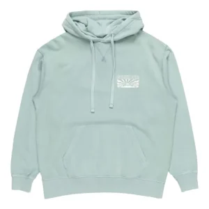 Quiksilver Garment Dye Screen Hoodie Aquifer S Echt