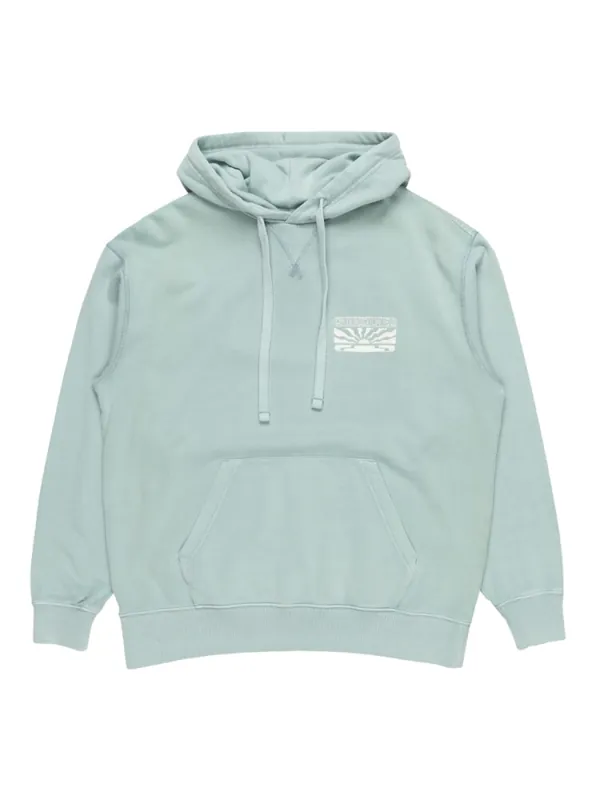 Quiksilver Garment Dye Screen Hoodie Aquifer S Echt