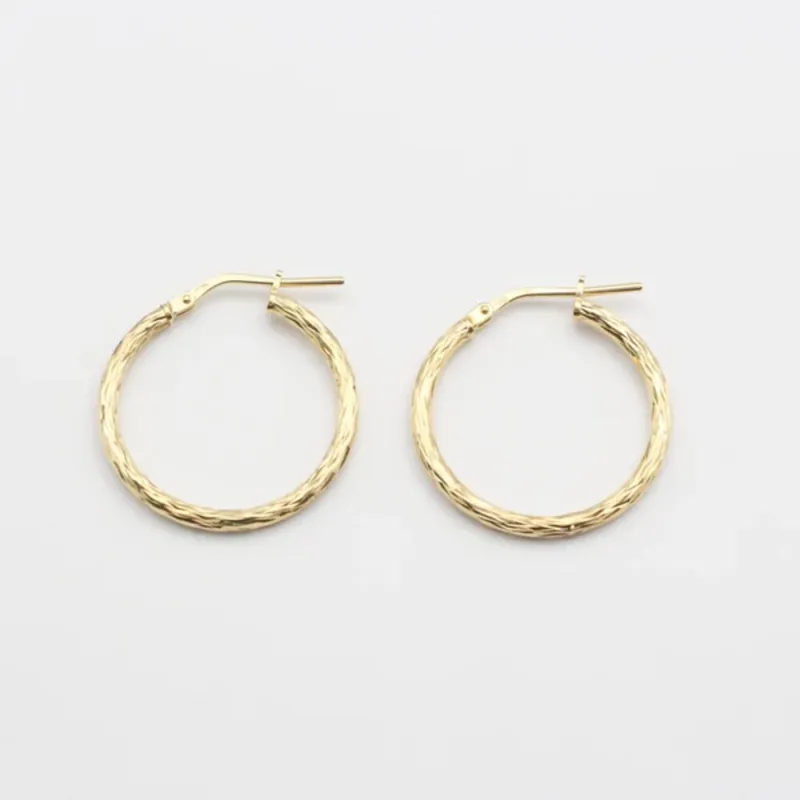 Jewelberry Kreole Shiny Hoop vergoldet Top-Seller