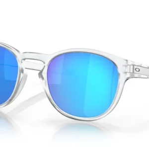 Finale Aktion Oakley Latch Sonnenbrille Matte Clear Prizm Sapphire Polarized