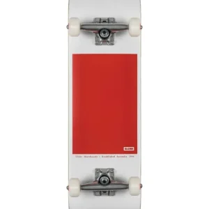 Finale Aktion Globe G0 Block Serif 8.0 White Red Skateboard