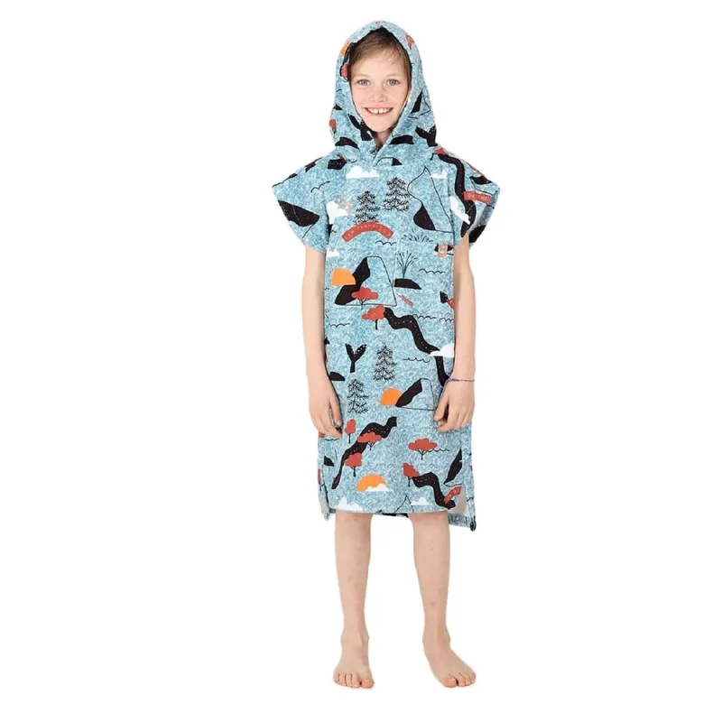 Zertifiziert Poncho After Toddler Sketchbook Blue