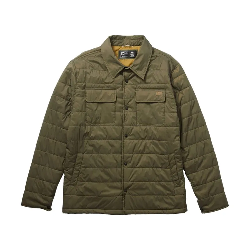 Salty Crew Barrier Shacket Olive S Meistverkauft