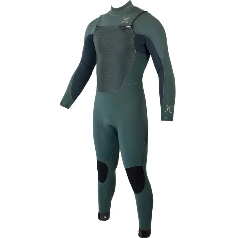 Günstig Soöruz Guru Wind Frontzip Organic Oysterprene 5/4 Army XL