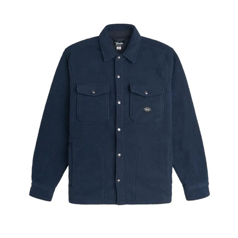 Online Kaufen Vissla Peaks Sherpa Woven Fleece Hemd Dark Naval M