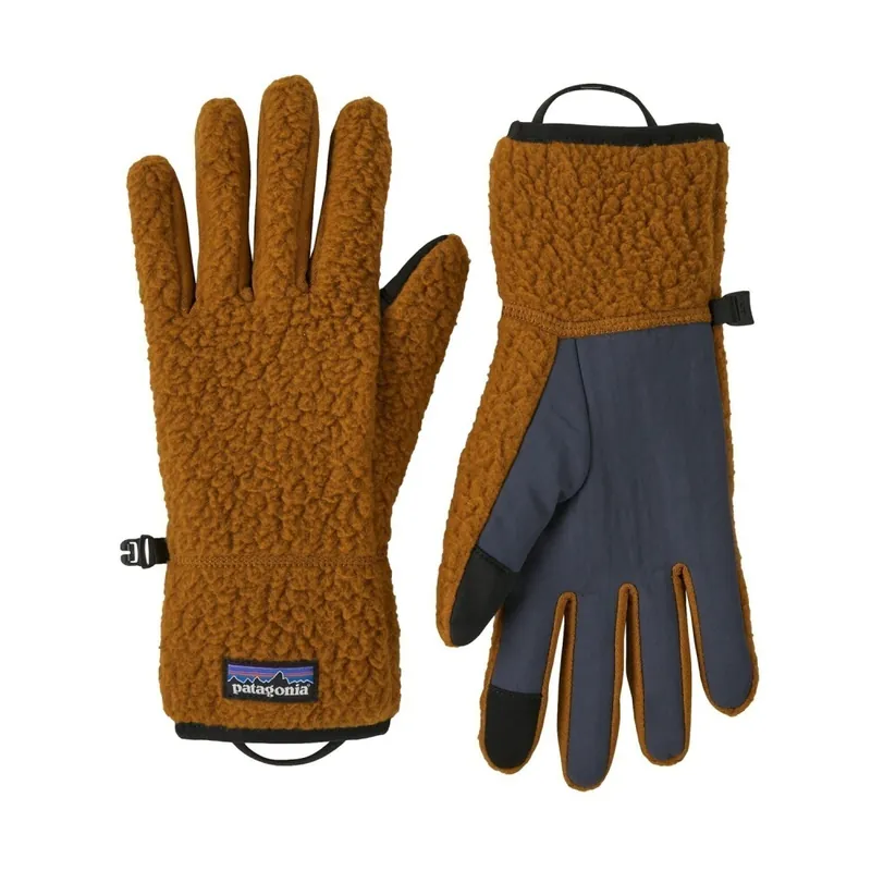 Patagonia Retro Pile Gloves Handschuhe Shelter Brown XS Abverkauf