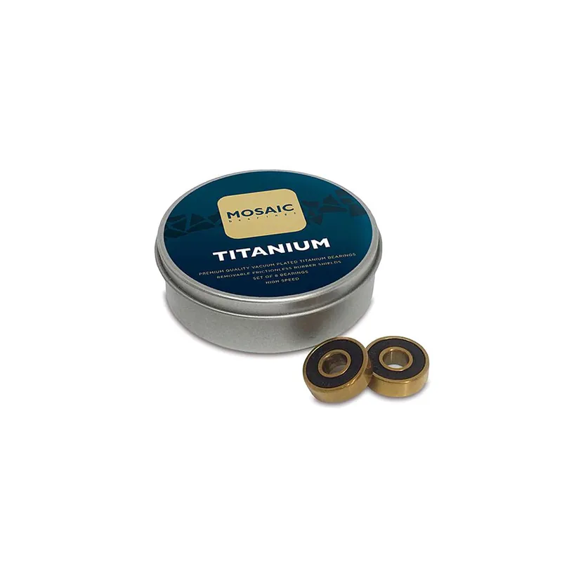 Mosaic Kugellager Titanium Gold black Bearings (Satz inkl. Spacer) Letzte Chance