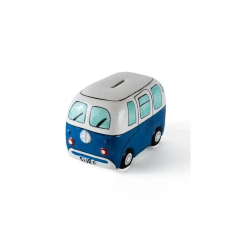 Devoted Surf Van Spardose Piggy Bank Blue Heißes Angebot