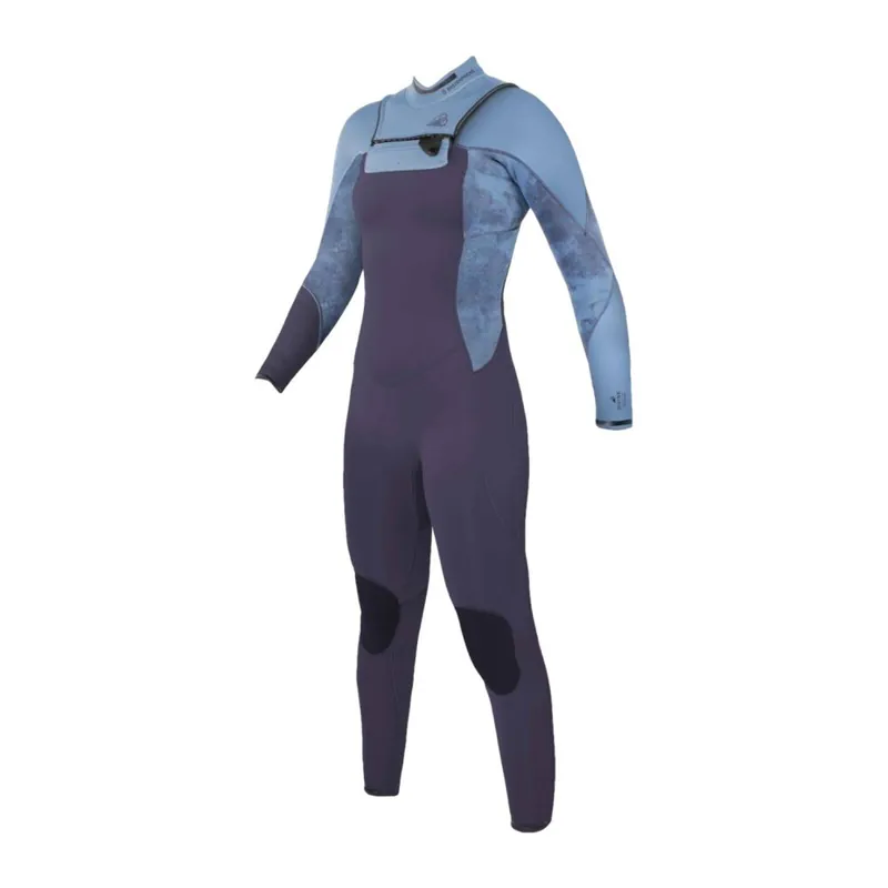 Bestseller Soöruz Divine 5/4/3 Organic Oysterprene FZ Frauen Neoprenanzug Blue LS (12S)