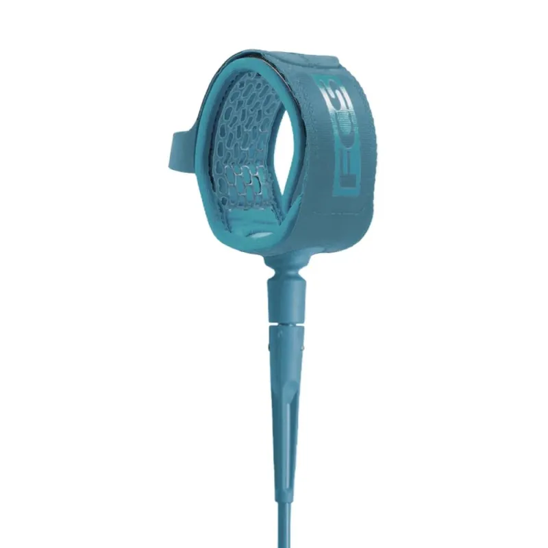Meistverkauft FCS Surfboard Comp Essential Series Leash 5'0" Tranquil Blue
