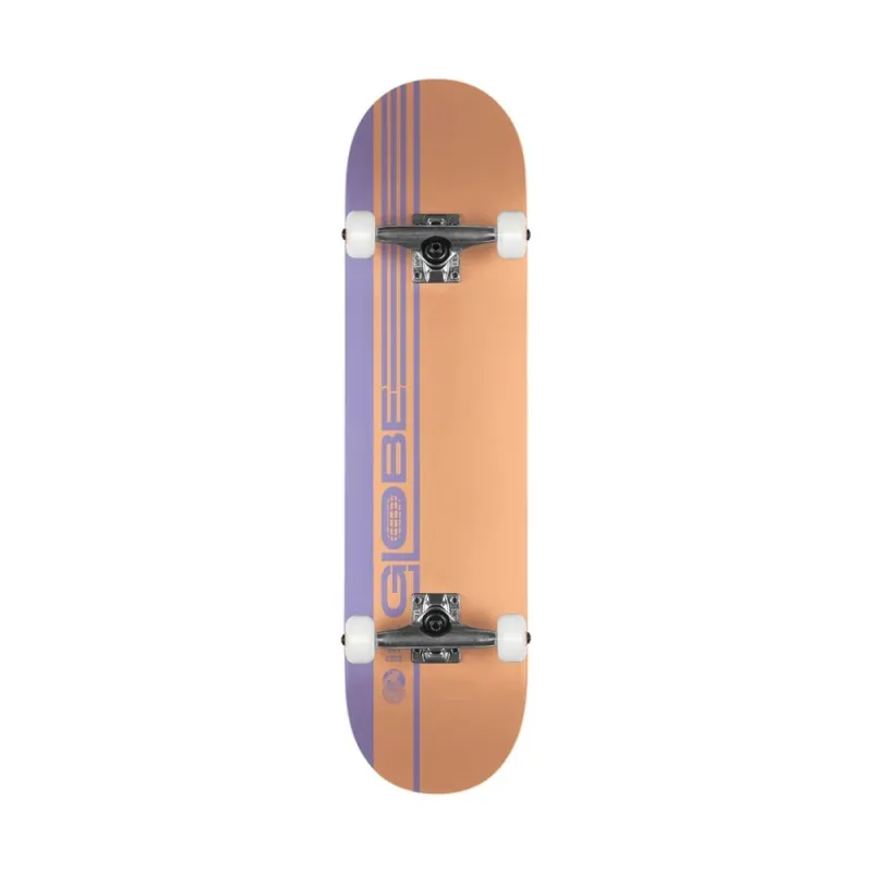 Preis Gesenkt Globe G0 Strype Hard 7.75" Dusty Orange/Lavender Skateboard