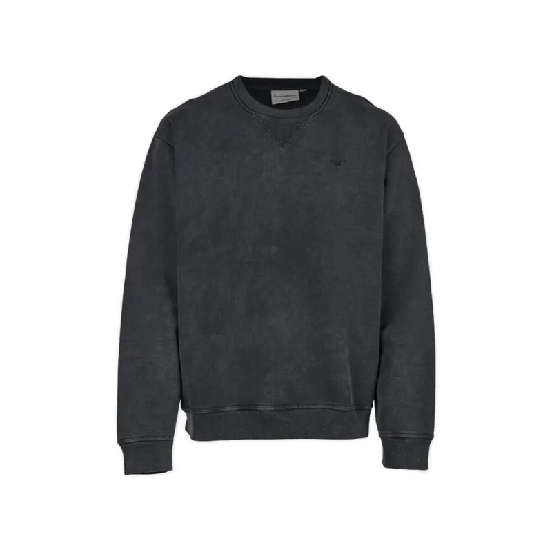 Schnäppchen Cleptomanicx Boxy Crewneck Ligull Washed Blue Graphite L