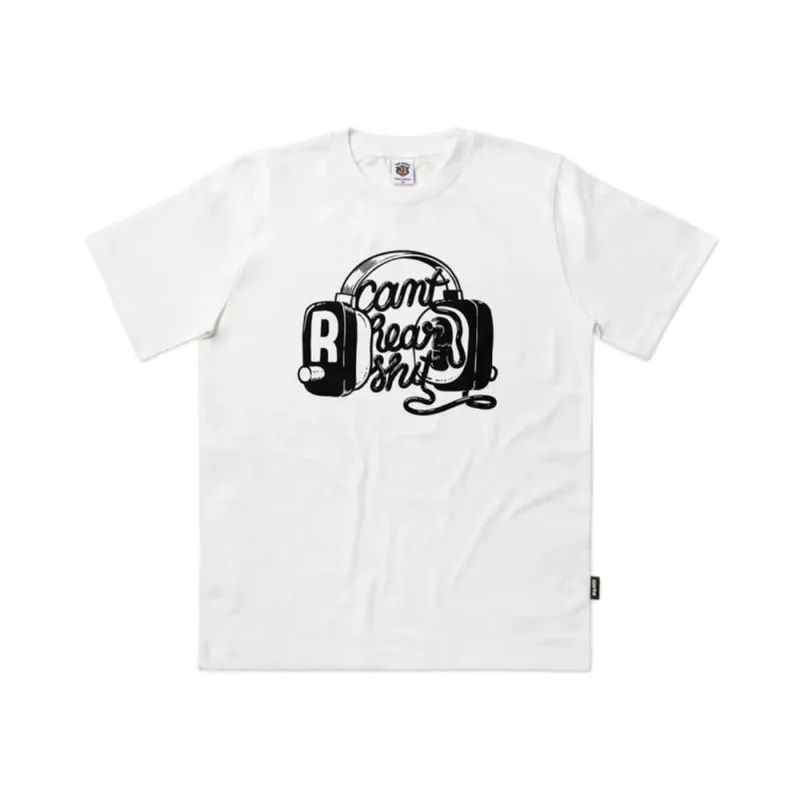 Highlight The Dudes Cant Hear T-Shirt White